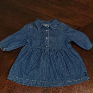 2T Toddler GIRL Wrangler Blue Denim DRESS 100%cotton